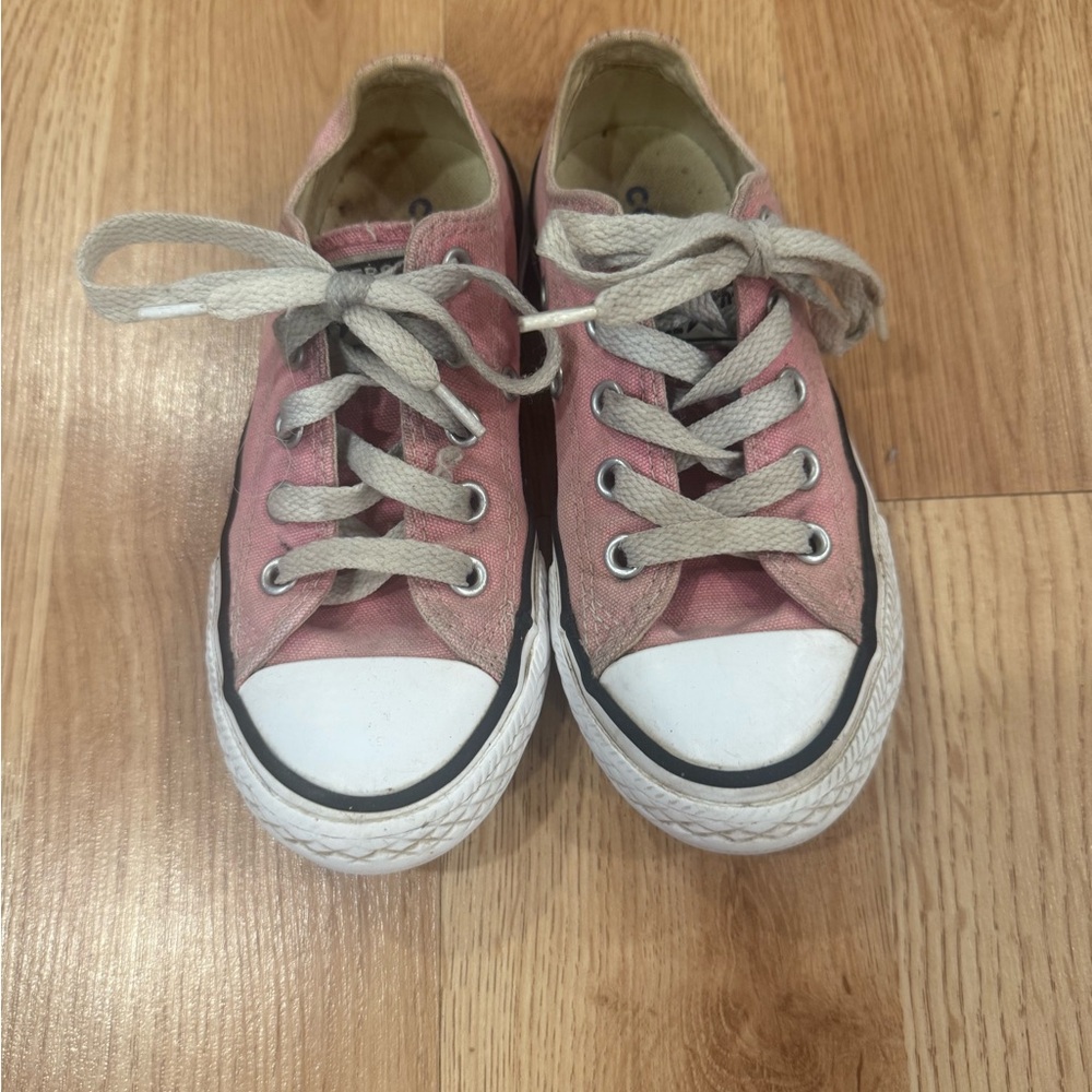 Converse Kids Pink Lace-Up Sneakers